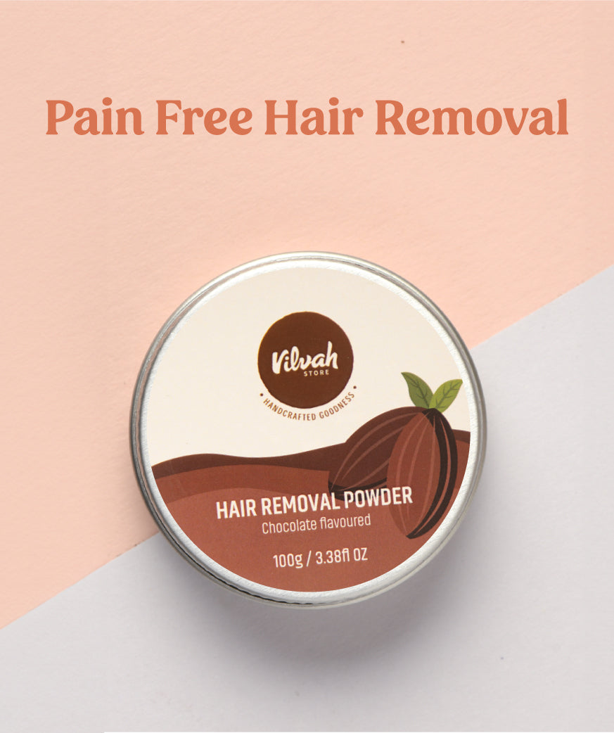 Buy Vilvah hair removal powder online for men and women